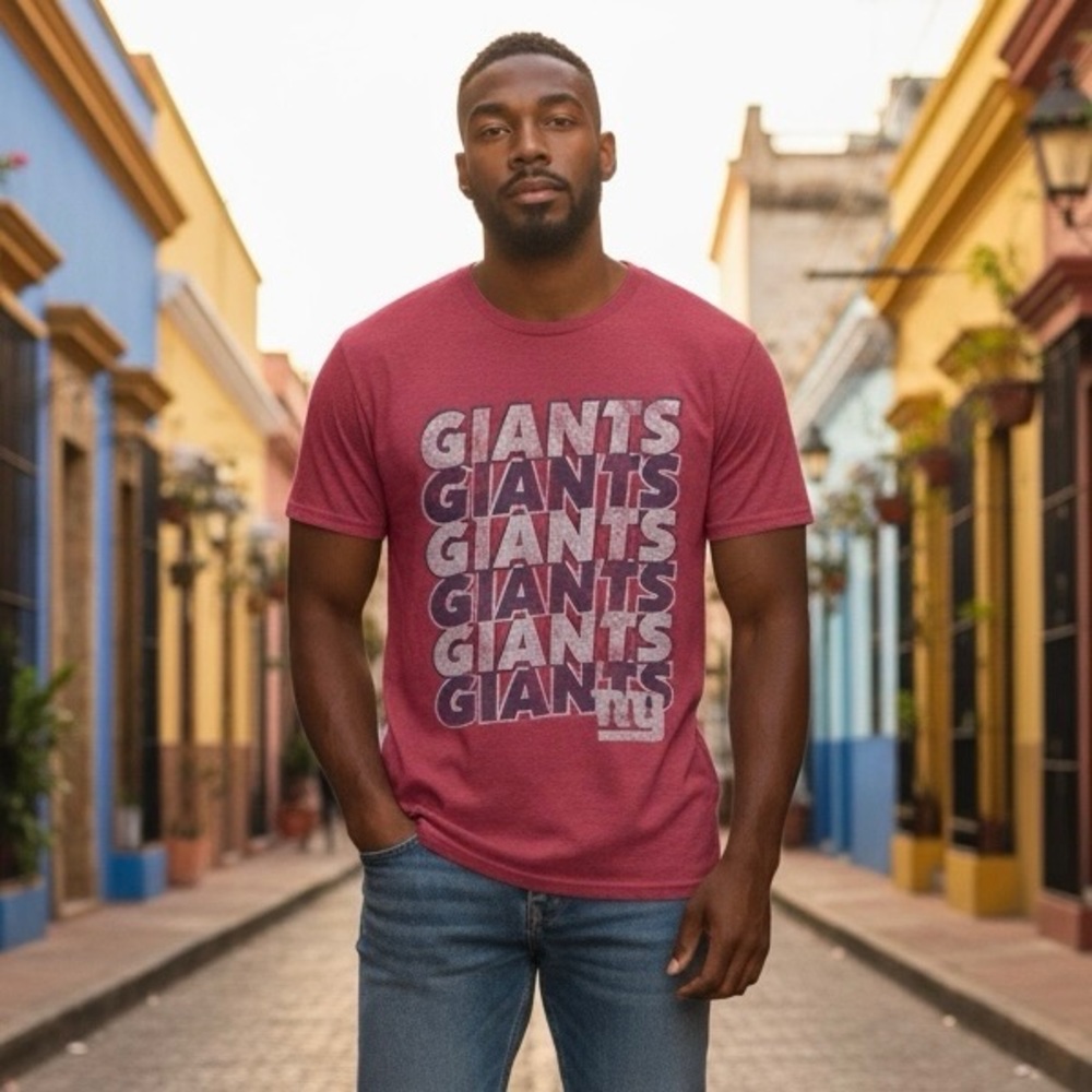 🤑 5/$25 Men’s Team Apparel Giants Graphic Tee - Maroon